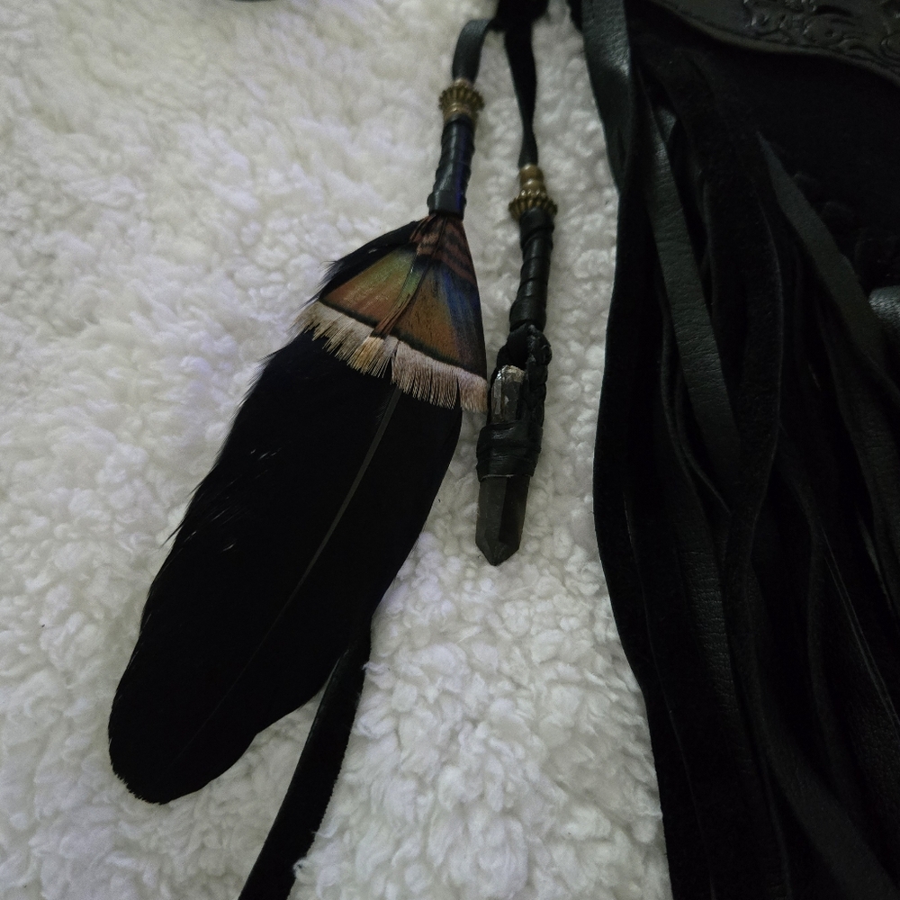 RESERVED❣️❣️Buffalo Girl Suede Phone Pouch - Picture 7 of 14